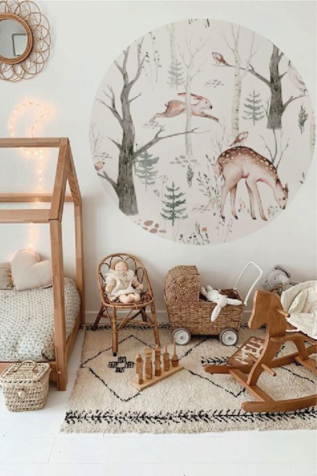 Woodland Duvar Stickerı - 100 x 100