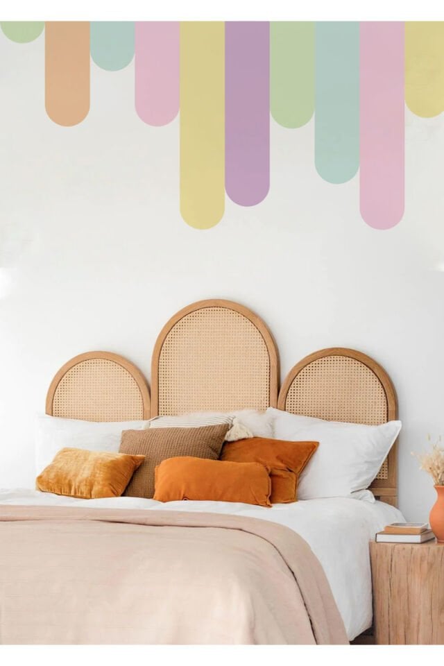 Soft Damlalar Çocuk Odası Duvar Stickerı - 95 x 200