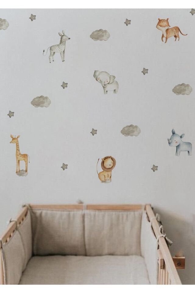 Minik Düşler Çocuk Odası Duvar Stickeri - Tek Ebat