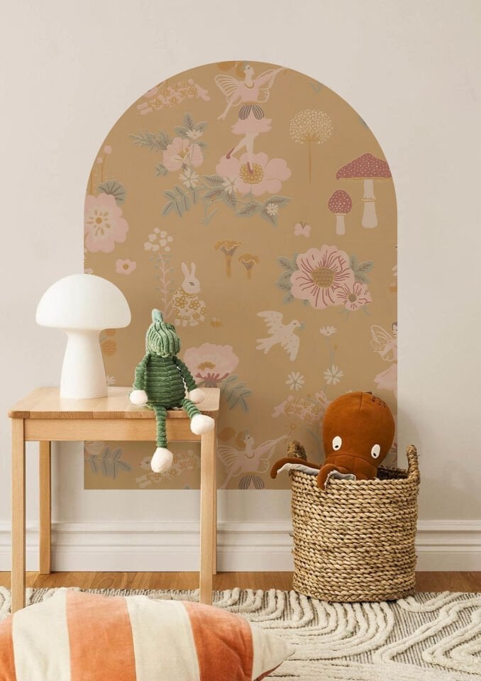 Masal Bahçesi Oval Duvar Stickerı