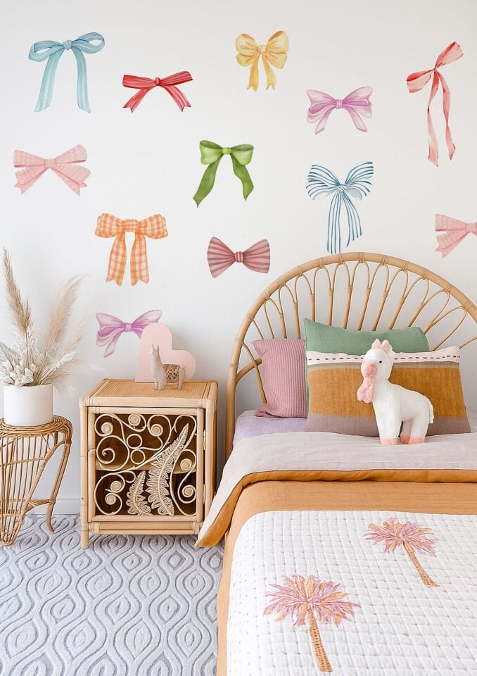 Renkli Kurdele Duvar Sticker Seti