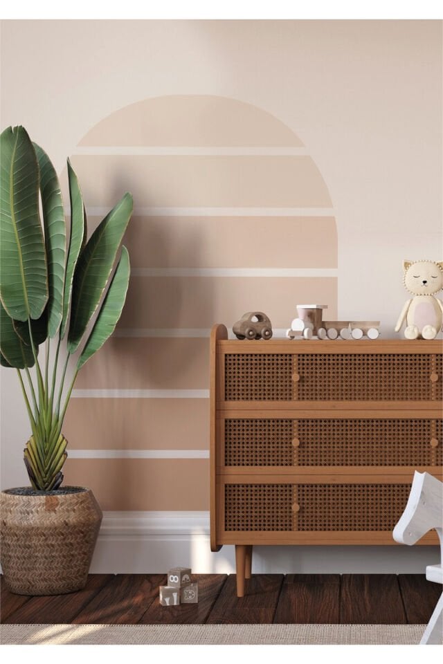 Katmanlı Kemer Bohem Tarzı Ev Dekorasyonu Çocuk Odası Duvar Sticker - 95 x 130