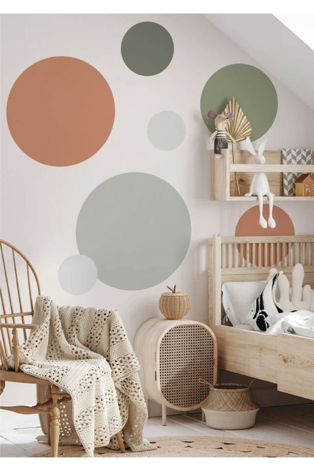Dev Daireler Çocuk Odası ve Ev Dekorasyonu Stickerı - 100 x 100