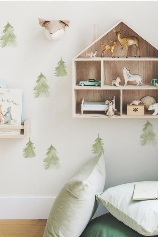 Çam Ağacı Duvar Stickerı - 60 x 100